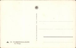 Plombieres baths CPA the virgin