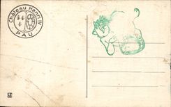 CPA Schloss der Pau-Unterhalt-Front und des Hereinkommens