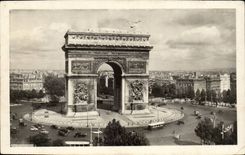 MODERN CARD Paris Arc de Triomphe