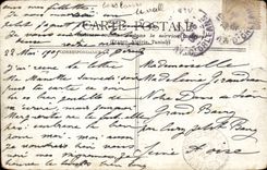 CPA Paris Eglise Sainte Eustache et rue Montmartre