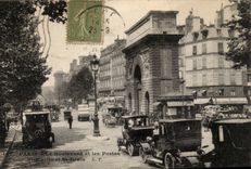 CPA Paris Boulevard and the Gates St Martin and St Denis