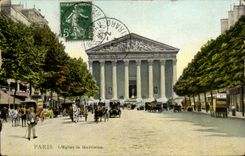 CPA Paris the church of the Madeleine