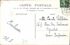 CPA Paris Monument de Victor Hugo