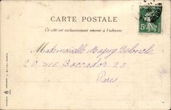 CPA Paris Park Heap Monument of Ambroise Thomas