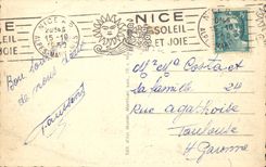 CPA Nice the palate of the Mediterranean