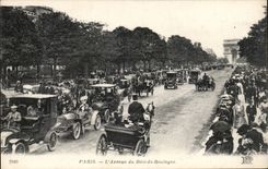 Paris CPA Which occurred of the Wood of Boulogne