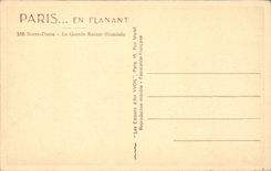 Paris CPA Notre DAme La grande rosace illuminee