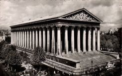 Paris MODERN CARD Church of the madeleine