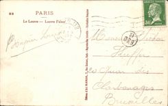 Paris CPA Le Louvre