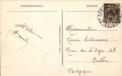 Paris CPA Jardin des Tuileries et arc de triomphe du Carrousel