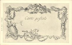 CPA Fantaisie Les chefs d'oeuvre de l'art au 18eme L'indifferent WAtteau