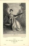 CPA Fantaisie Les chefs d'oeuvre de l'art au 18eme La Finette de Bacchus Watteau