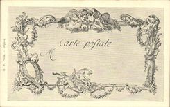 CPA Fantaisie Les chefs d'oeuvre de l'art au 18eme La Finette de Bacchus Watteau