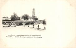 CPA Inde India L'eglise catholique du St Redempteur