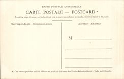 CPA Inde India Un notable d ela caste des Vellages ( folklore coiffe costume )