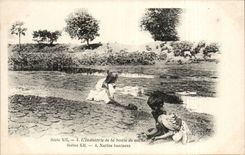 CPA Inde India L'industrie de la bouse de vache !