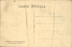 Paris CPA La maison de l'union federale Rue de Brissac