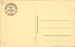 CPA High Koenigsbourg Escutcheon of the gate of Entering