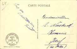 CPA High Koenigsbourg Seen as the crow flies