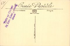 CPA High Koenigsbourg Garde fire of the village hall I did not want it