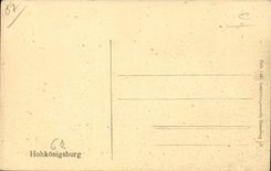 CPA High Koenigsbourg