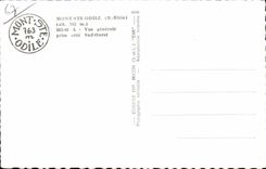 MODERN CARD Mont Saint Odile View taken Western Southern dimension