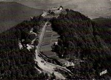 MODERN CARD Vue air of Mont Saint the Odile Arrivee of the road dimensions southern