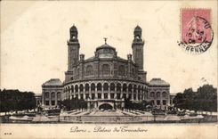 Paris CPA Palate of Trocadero