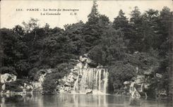 Paris CPA Bois de boulogne La cascade