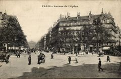 Paris CPA Avenue de l'opera