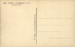 Paris CPA the Madeleine