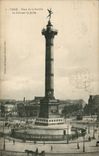 Paris CPA Places Bastille and column of July
