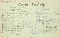 Paris CPA View on the Seine the bridge Alexandre III