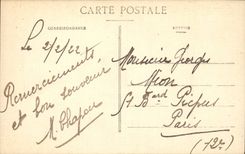 Paris CPA Seen on the Seine taken of Trocadero