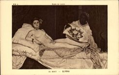 CPA Musee du Louvre paris Edouard Manet Olympia