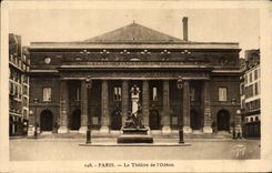 Paris CPA the theater of the odeon