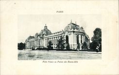 Paris CPA Small palace or palate of Beautiful arts