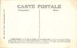 Paris CPA Small palace or palate of Beautiful arts