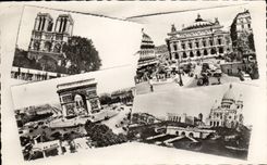 Paris CPA Notre Dame Opera Sacre Coeur Montmartre