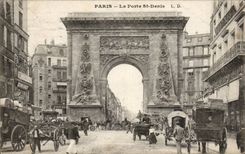 Paris CPA Gate St Denis