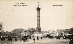 Paris CPA Places Bastille