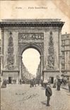 Paris CPA Gate Saint Denis