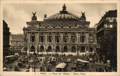 Paris CPA Place de l'opera
