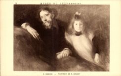 CPA Paris musee du Luxembourg Carriere portrait de A Daudet