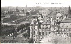 Paris CPA Panorama des 7 ponts