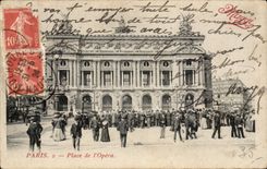 Paris CPA Place de l'opera