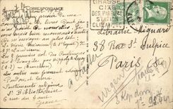 Paris CPA Church Saint Etienne of the Mount Vault and tomb of Sainte Genevieve