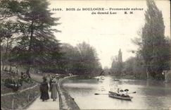 Paris CPA Bois de boulogne Promenade autour du lac