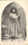 CPA Fantasy Child Souvenir of first communion