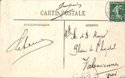 Paris CPA Inondations Crue de la Seine Janvier 1910 Gare Saint Lazare et place de Rome